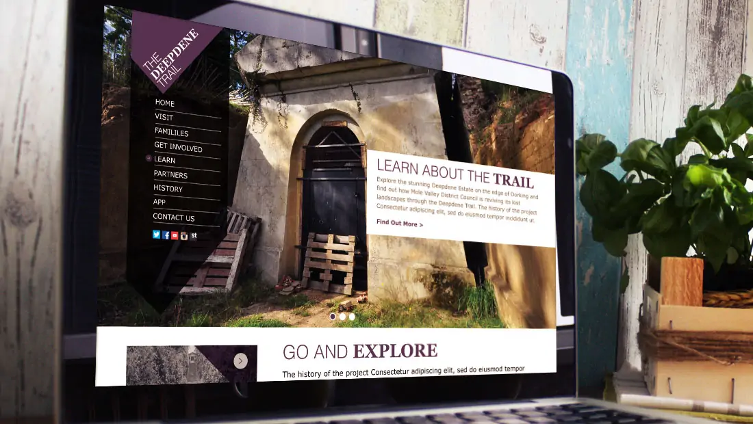 deepdene-website-design Deepdene Trail website