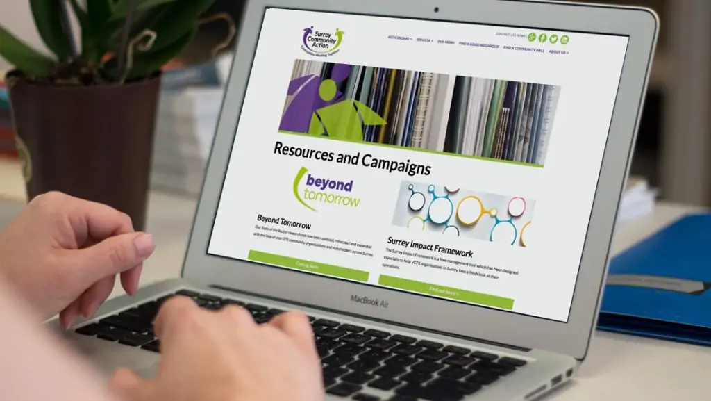 Surrey Community Action is a county-wide independent charity which provides a range of services to help voluntary and community groups to help others. Their previous website was a few years old and technically restrictive, so they approached Pre to review the design, structure, styling and features of the website.