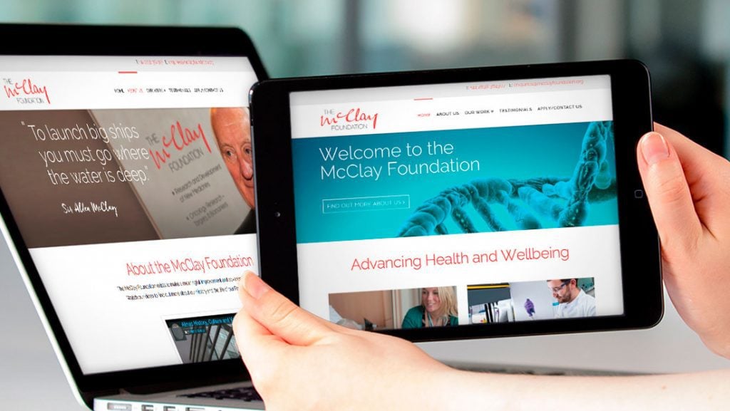 McClay website design