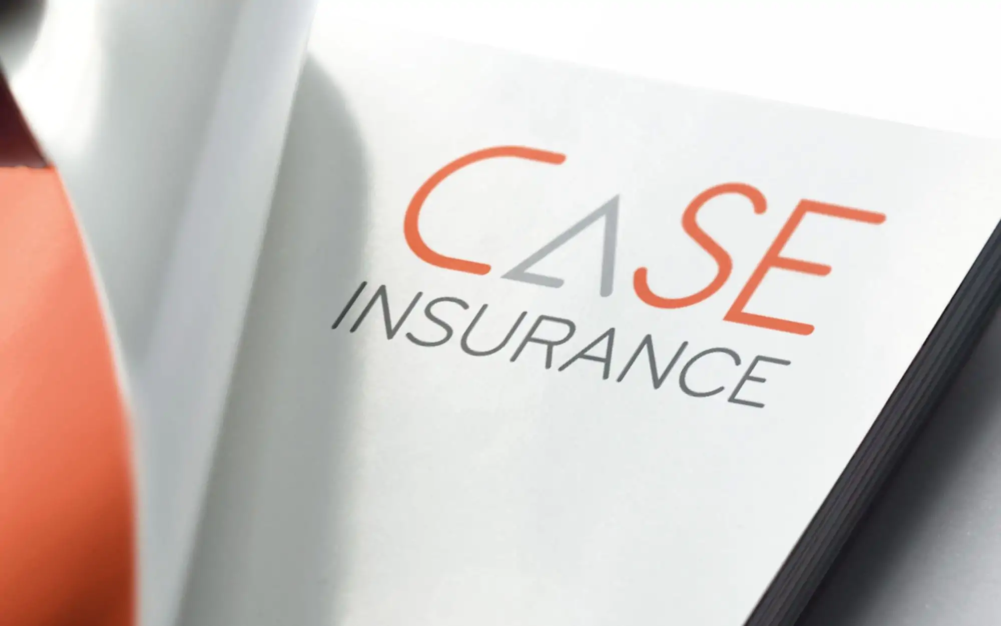 Case Insurance branding and logo design by Design by PRE