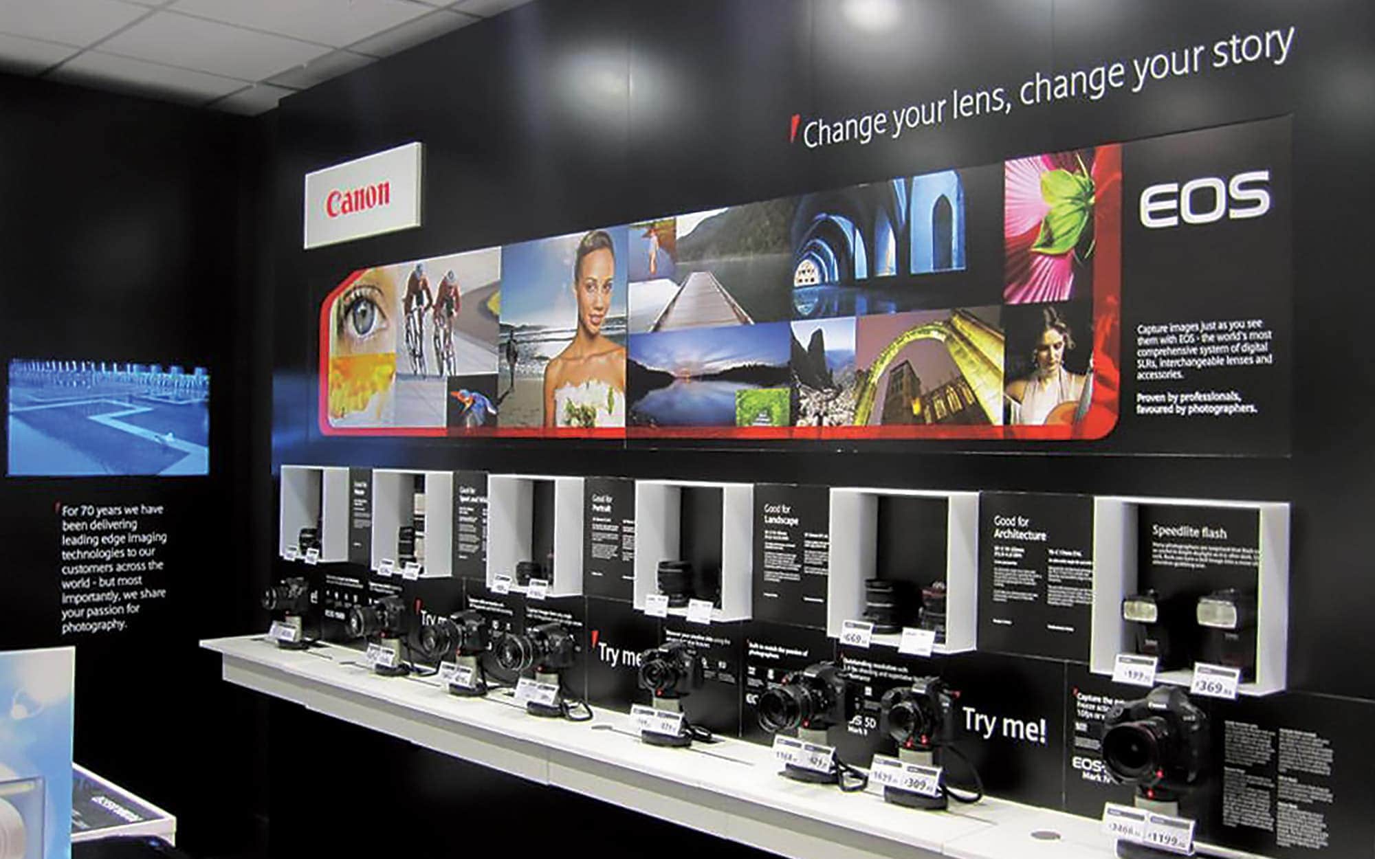 Canon Shop design