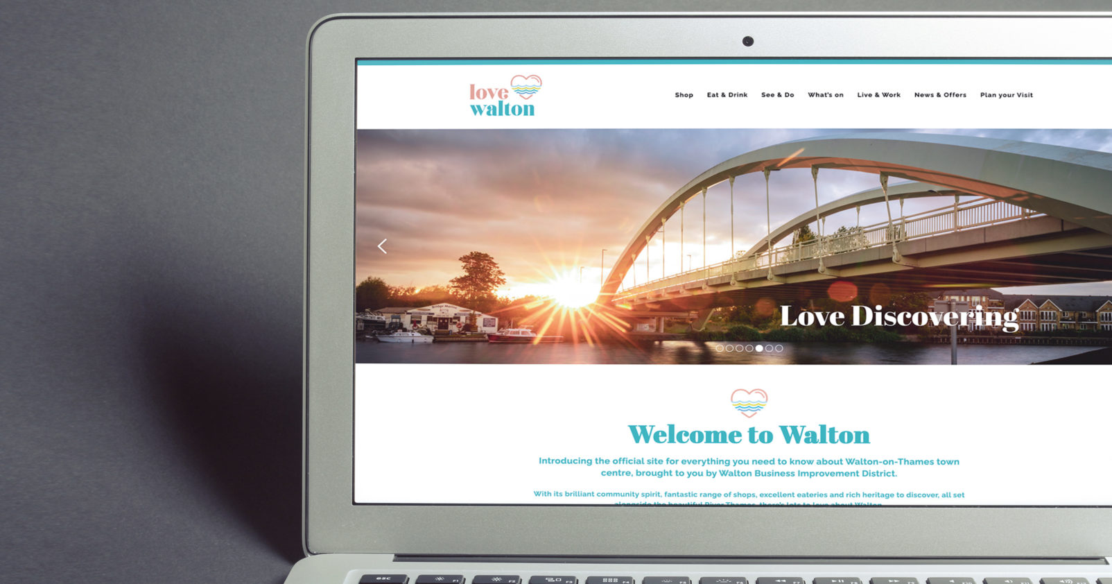 Love Walton website design