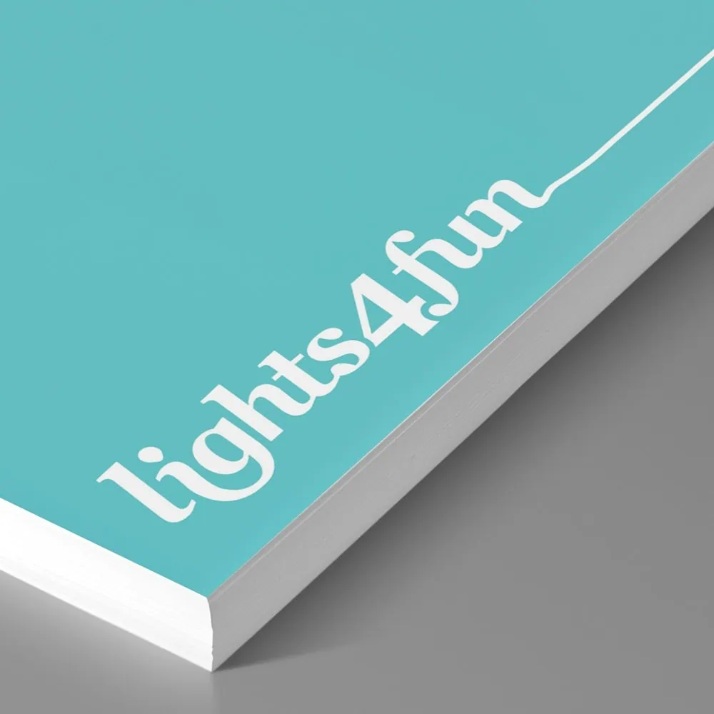 Lights4fun small business branding design by Design by PRE