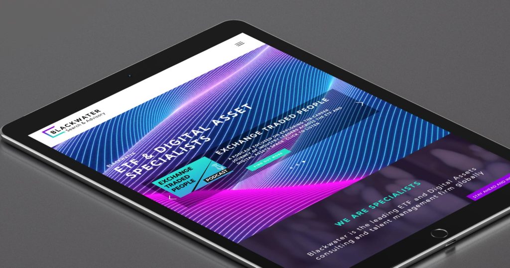 Leading Digital Assets advisory and recruitment company Blackwater approached Pre to review their visual identity and create their new stunning website.