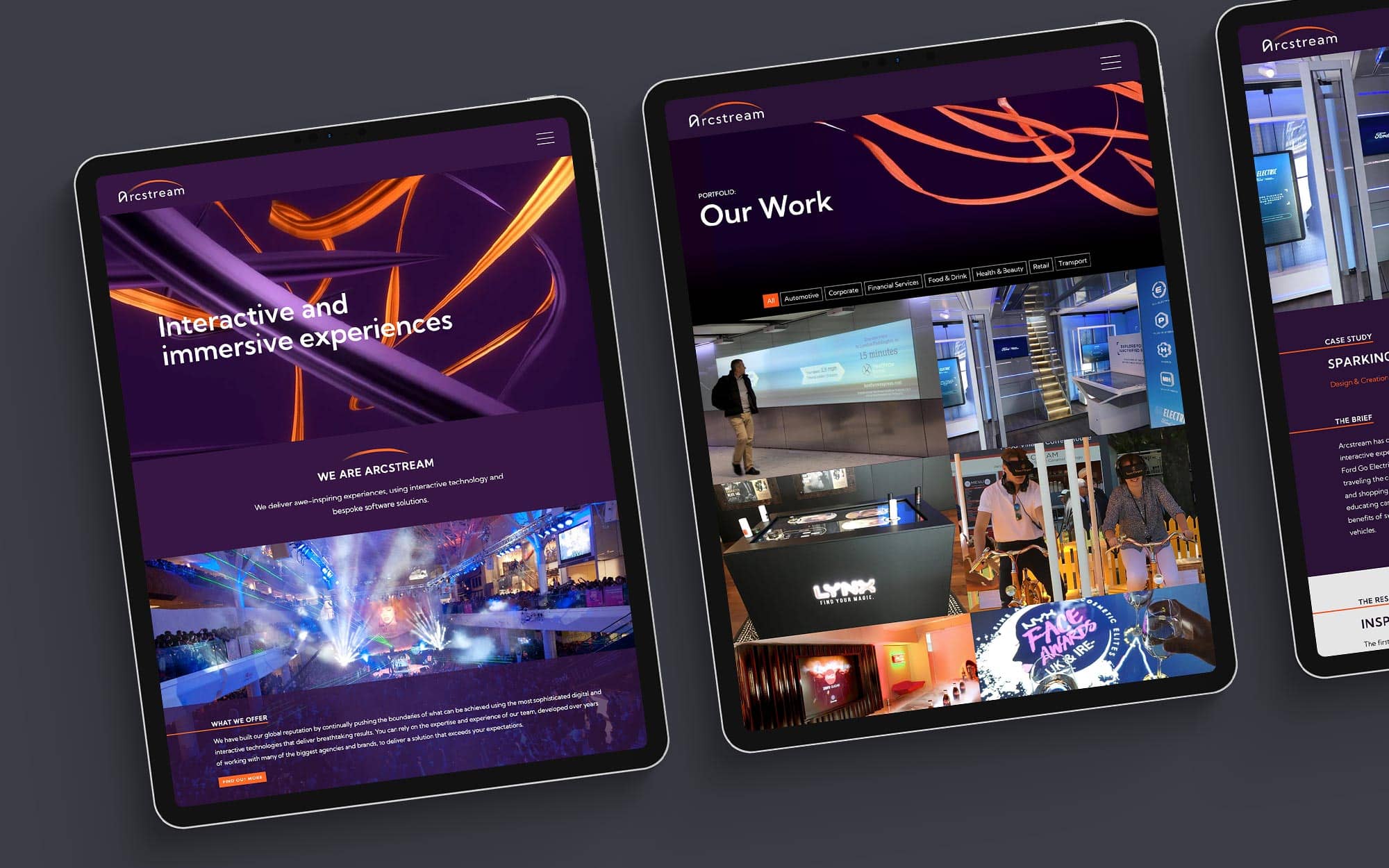 arcstream-interactive-website-design-ipad