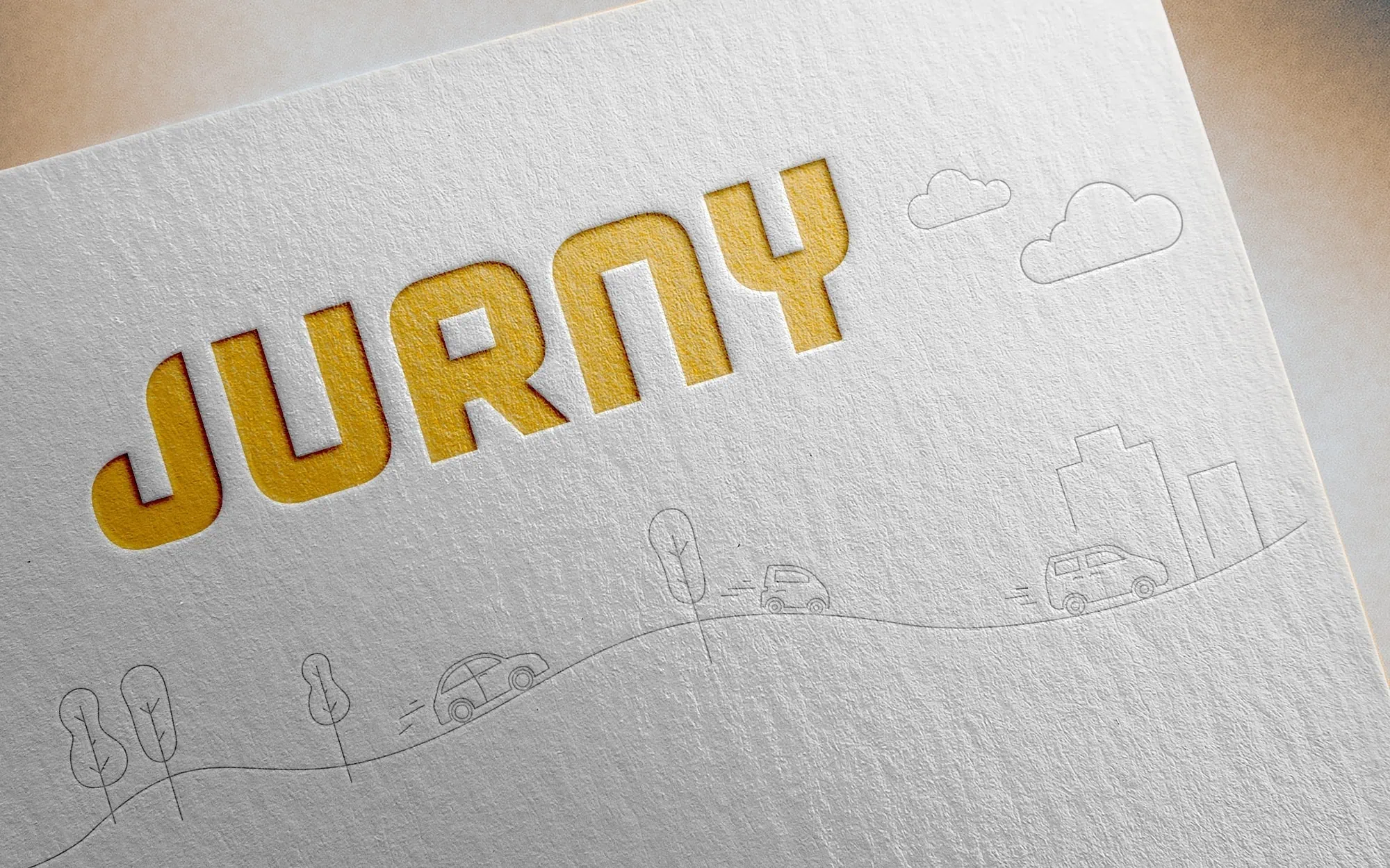 Insurance brand identity design for Jurny by Design by PRE