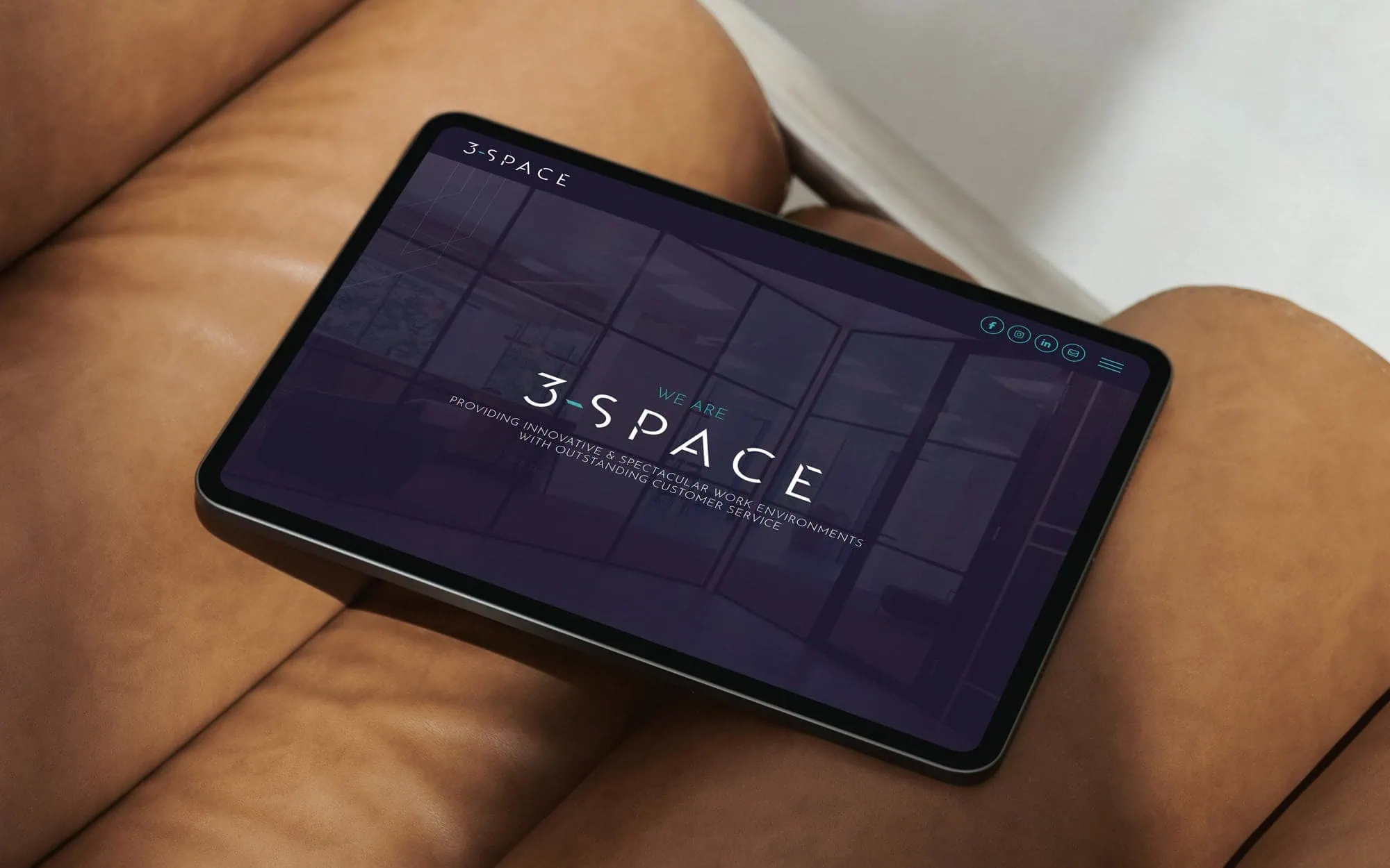 3-Space rebrand and website design by Design by PRE Surrey