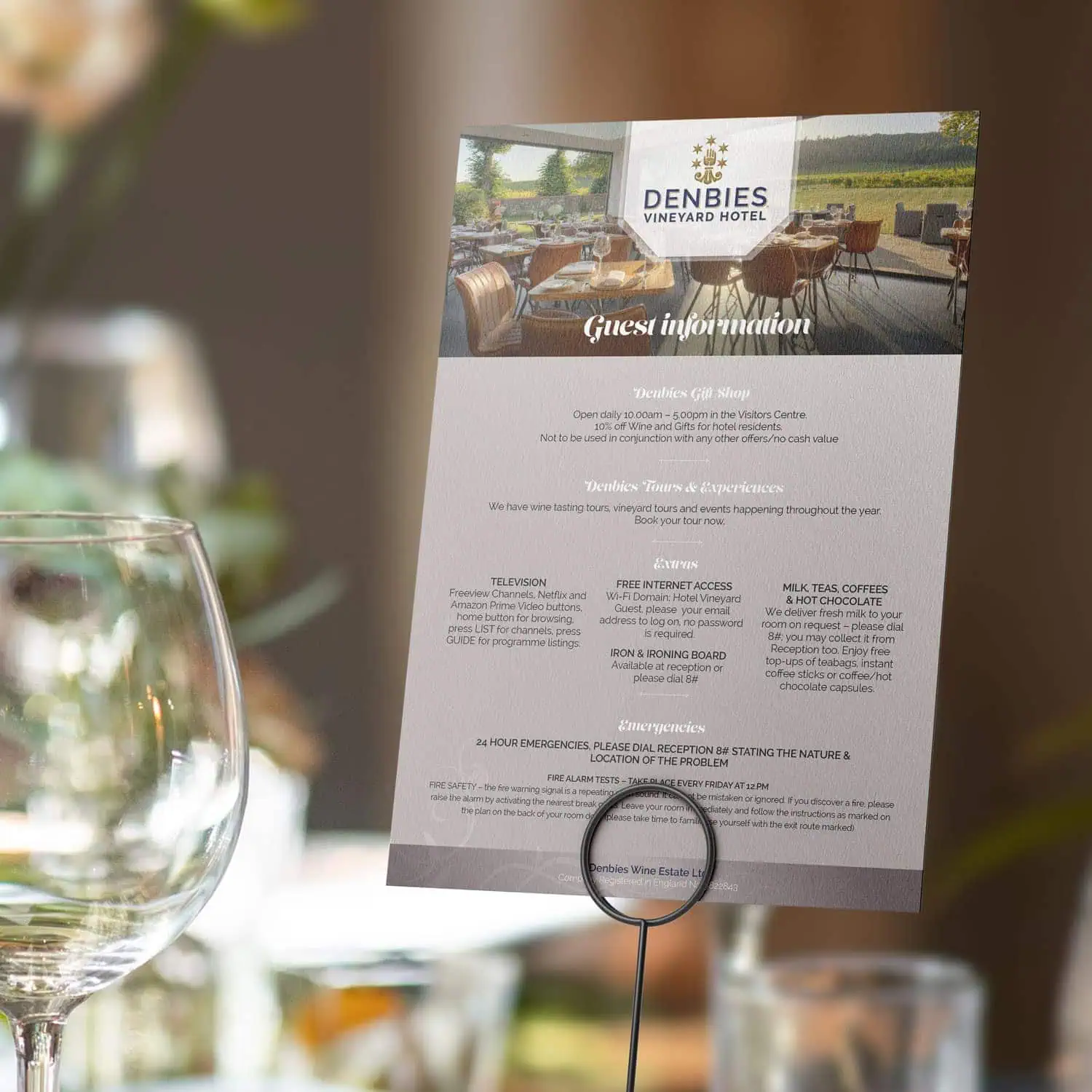 denbies-hotel-information-design
