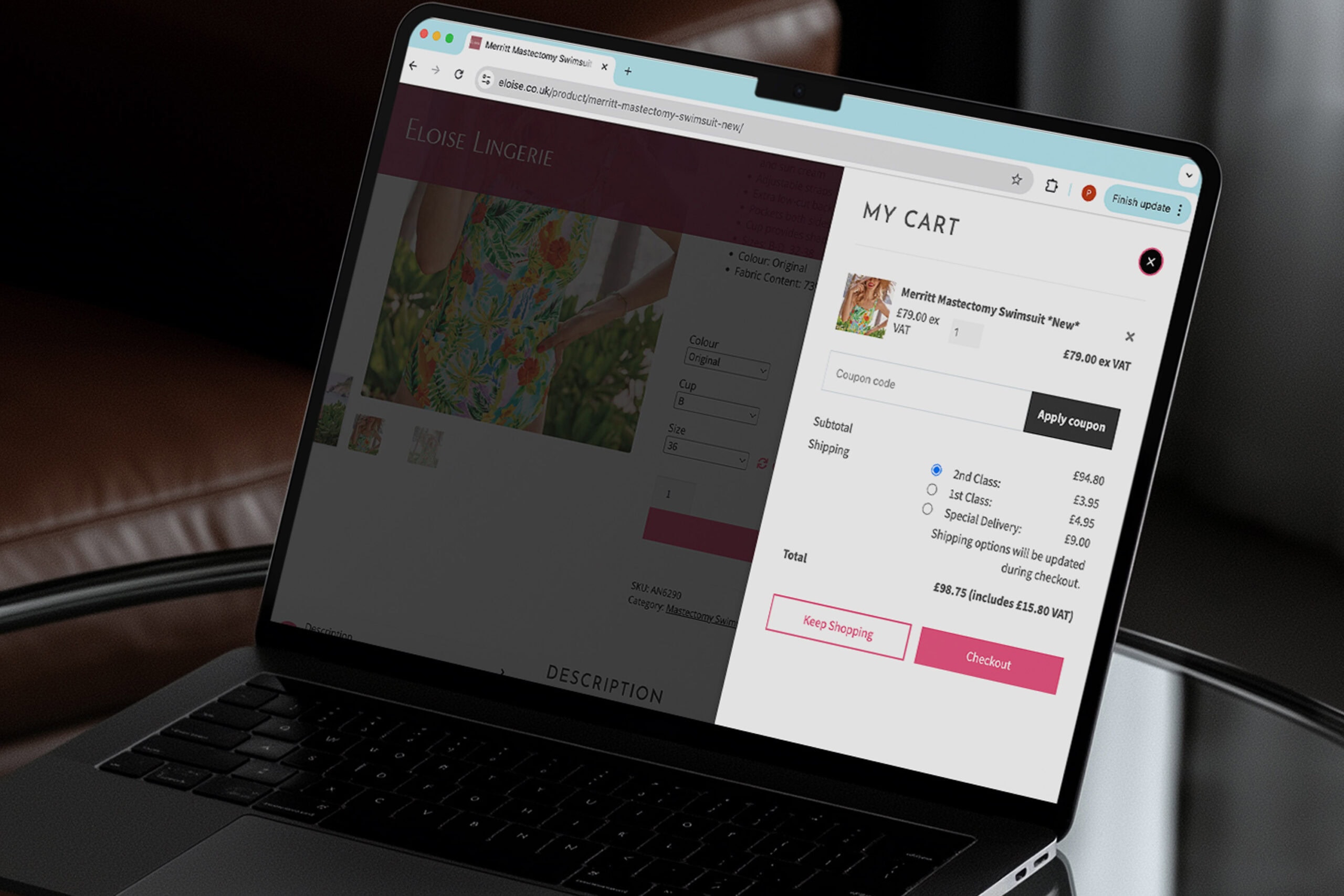 Eloise Checkout process